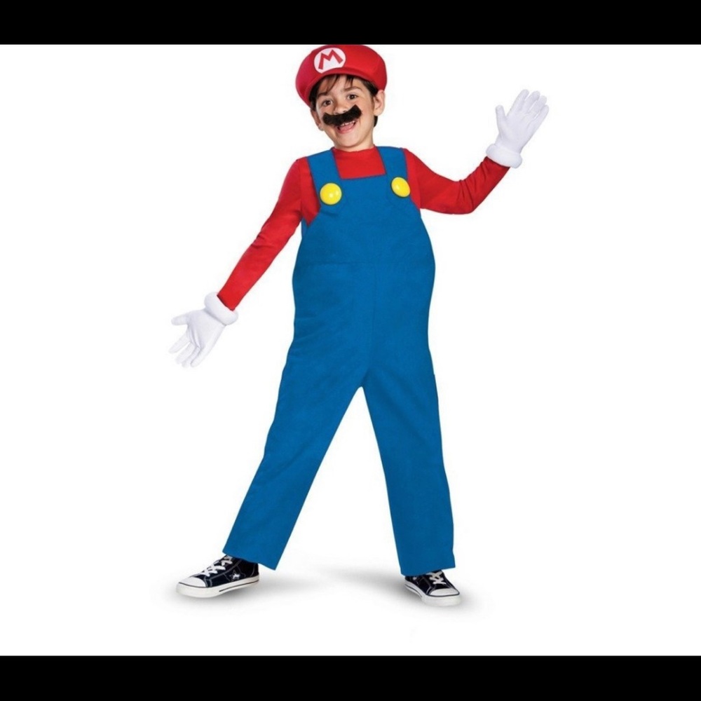 World of Nintendo “Mario” inflatable belly child costume. NWT. Small 4-6(hs)